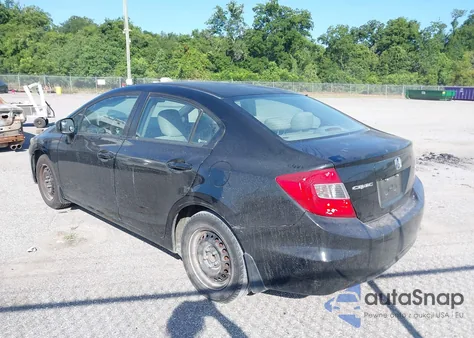 2012 Honda Civic Lx из США, поврежденный, VIN 2HGFB2F55CH608942